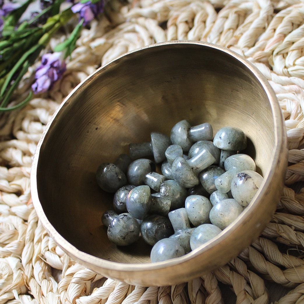 Labradorite Mini Crystal Mushrooms