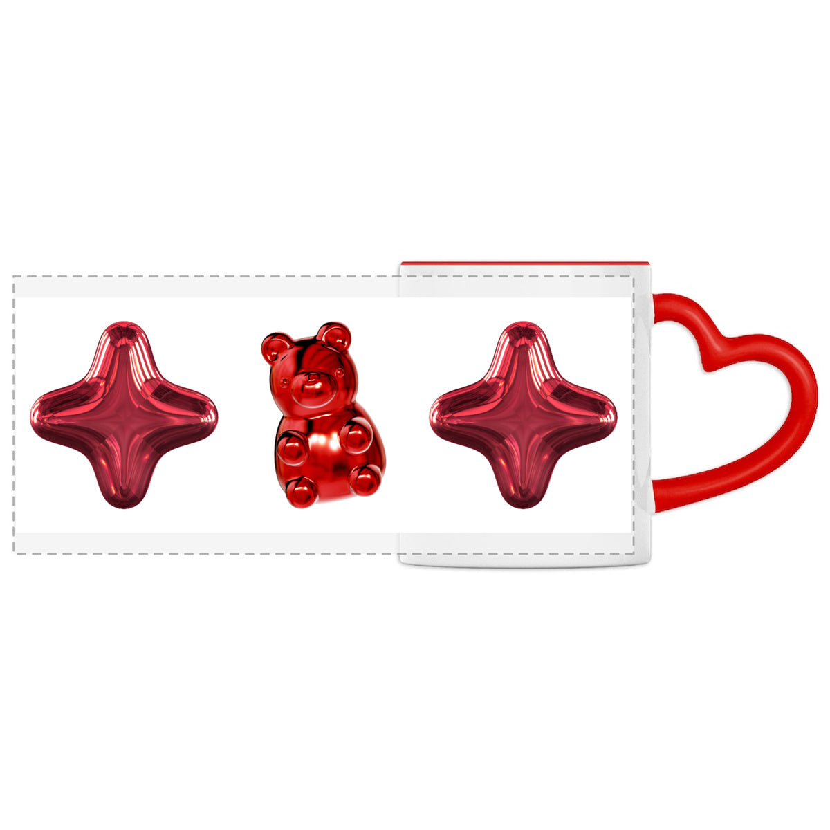 Heart Shaped Mug Panoramic